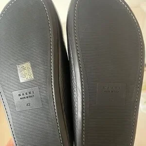 Marni | Shoes | Marni Mens Size 429 Black Leather Fussbett  display picture 2